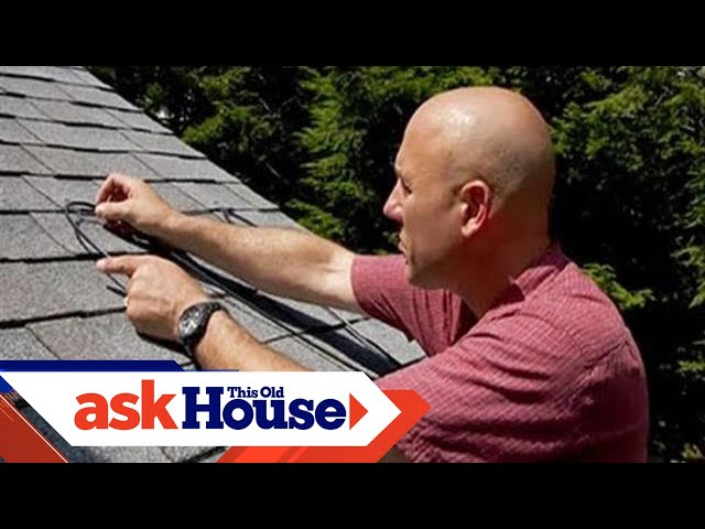 How to Install Ice-Melting Roof Cables | Ask This Old House - YouTube