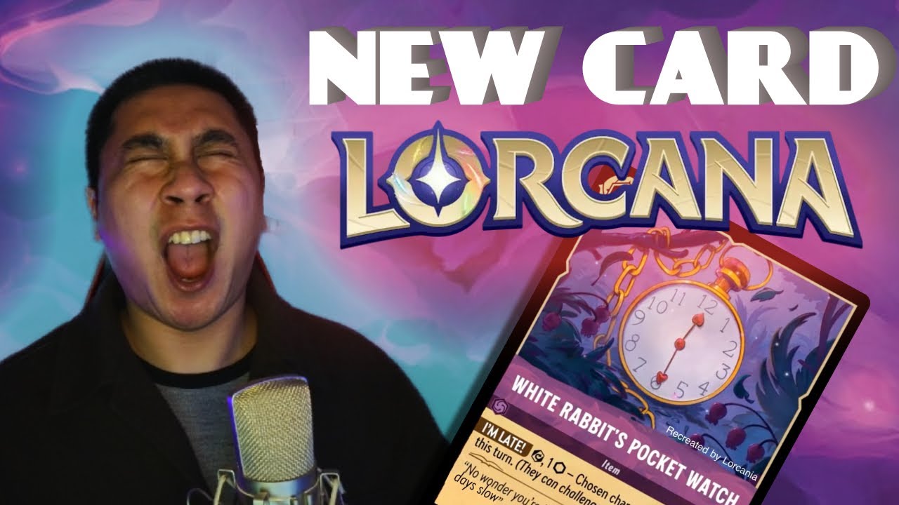 NEW DISNEY LORCANA CARD!? ALICE IN WONDERLAND?? NEW DISNEY LORCANA CARD!? ALICE IN WONDERLAND??
