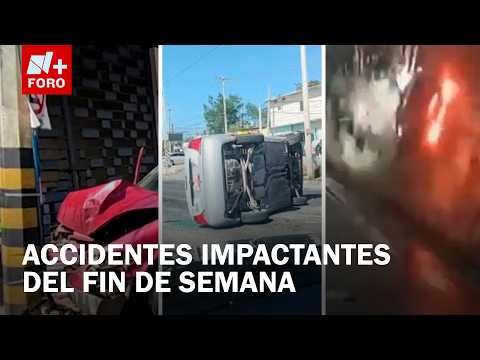 Road Accidents Leave People Injured and Cause Damage in Five States in Mexico