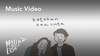 Katakan Kau Cinta - Lyrics Video (Official Soundtrack) | Malik \u0026 Elsa I Disney+ Hotstar Indonesia