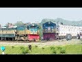 Subarna Express vs Jayentika Express Train of Bangladesh Railway Passing Each other.