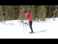 Correcting common double poling errors in cross country skiing