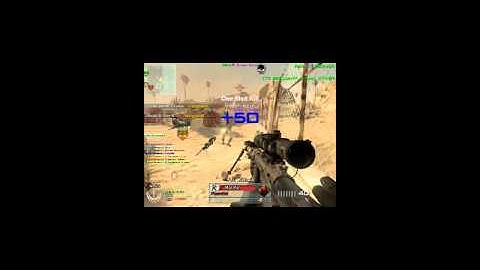 CoD MW2 Rust - Intervention Quick Scope + Throwing Knife / Wurfmesser Montage