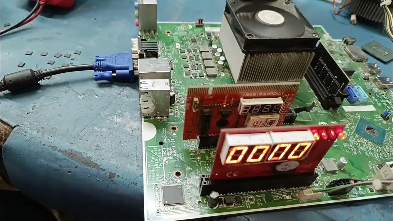 Hp 280 G4 VRM section MOSFET coil overheat no display problem repaired