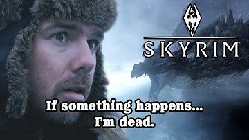 Karl Pilkington in Skyrim - Seeing a Dragon