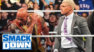 Cody Rhodes SLAPS The Rock in heated exchange: SmackDown highlights, March 8, 2024