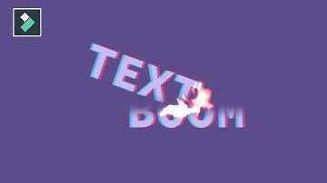 (Filmora 11): Text Boom Effect Tutorial