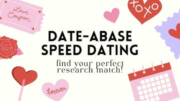 Date-abase Speed Dating: Find Your Perfect Research Match