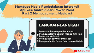 Cara Membuat Aplikasi Pembelajaran Interaktif Android Part 2 Membuat Tombol Navigasi