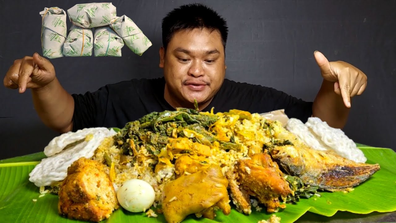 KANGEN HANTAM 5 BUNGKUS NASI PADANG GES HAMPIR TEPAR...