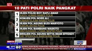 10 Pati Polri Naik Pangkat
