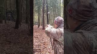 Missing the 3d Standing Bear Target at 56 Yards! Keep Practicing #archery #sport #outdoors #hobby
