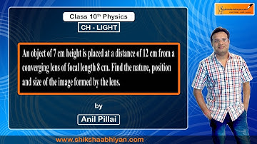 Q8 Find the nature, position and size of the image formed by the lens.