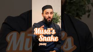 Download Lagu MŪSĀ’S SNAKE [20:20] #QuranReflection #StoryOfMusa #MiraclesInIslam #TafsirMoments #QuranicInsights