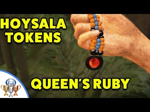 Видео: Uncharted: The Lost Legacy Hoysala Token локации за отключване на Ruby на Queen's