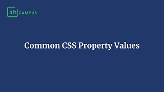 Common CSS Color Values: Keywords, Hex, RGB, and HSL