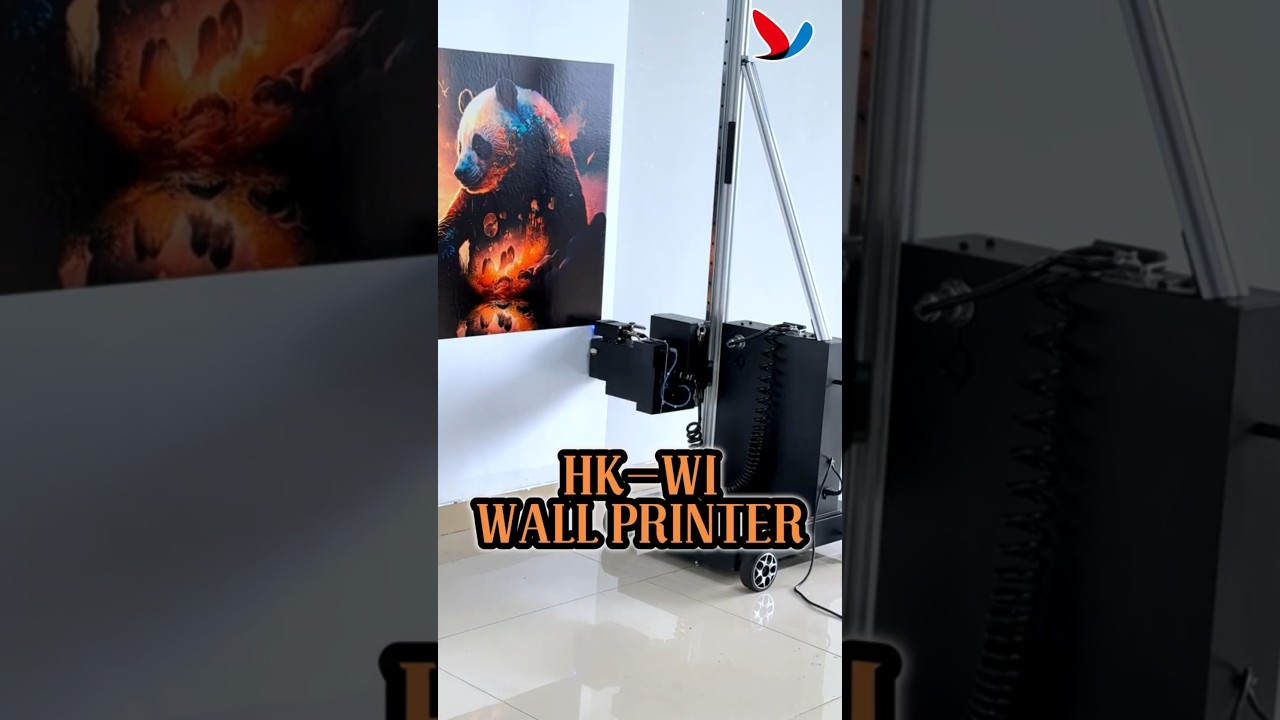 Amazing wireless UV wall printer!  