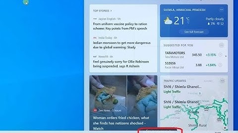 How to disable news, weather (News and interests) notification in windows 10 Taskbar