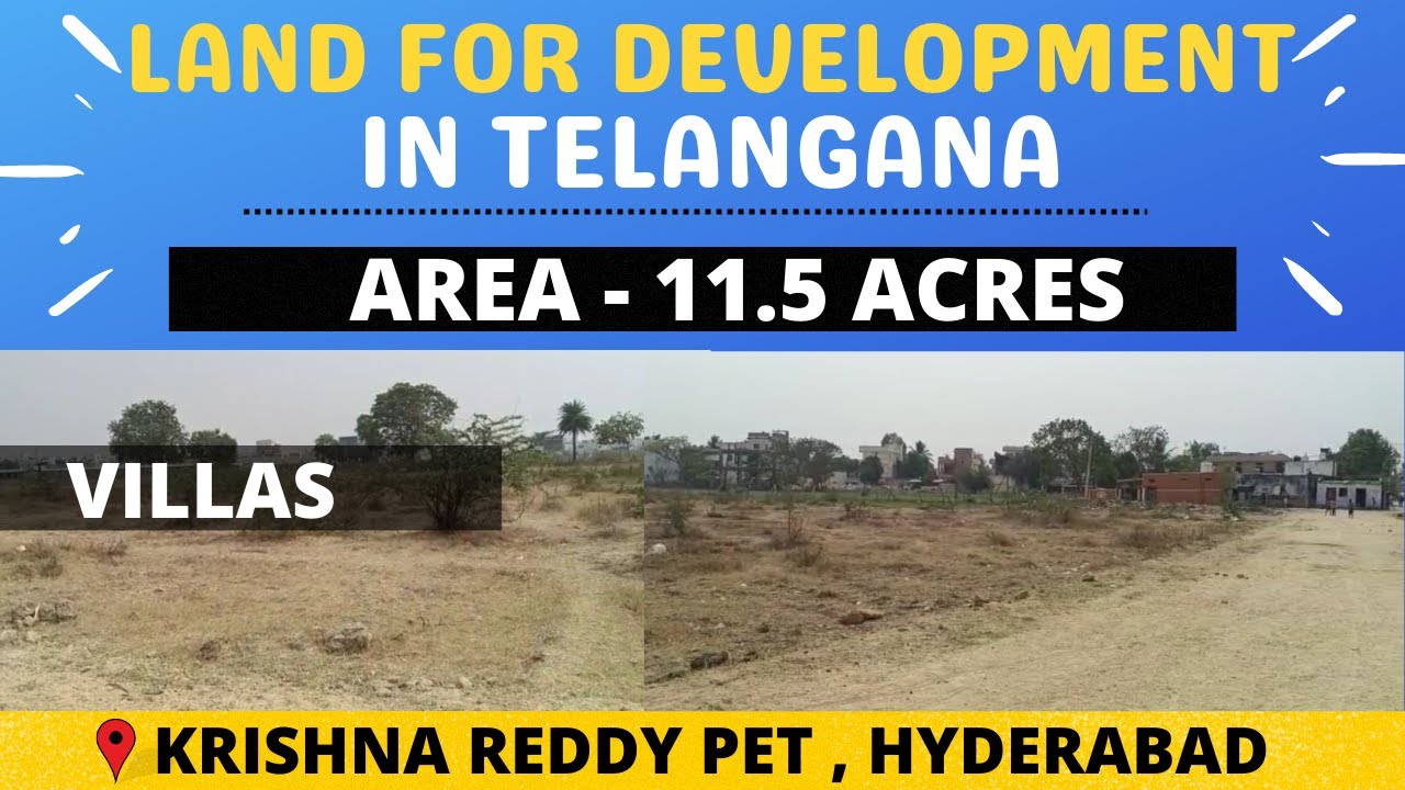 MIYAPUR 11.5 ACRES LAND FOR VILLAS DEVELOPMENT PATANCHERU