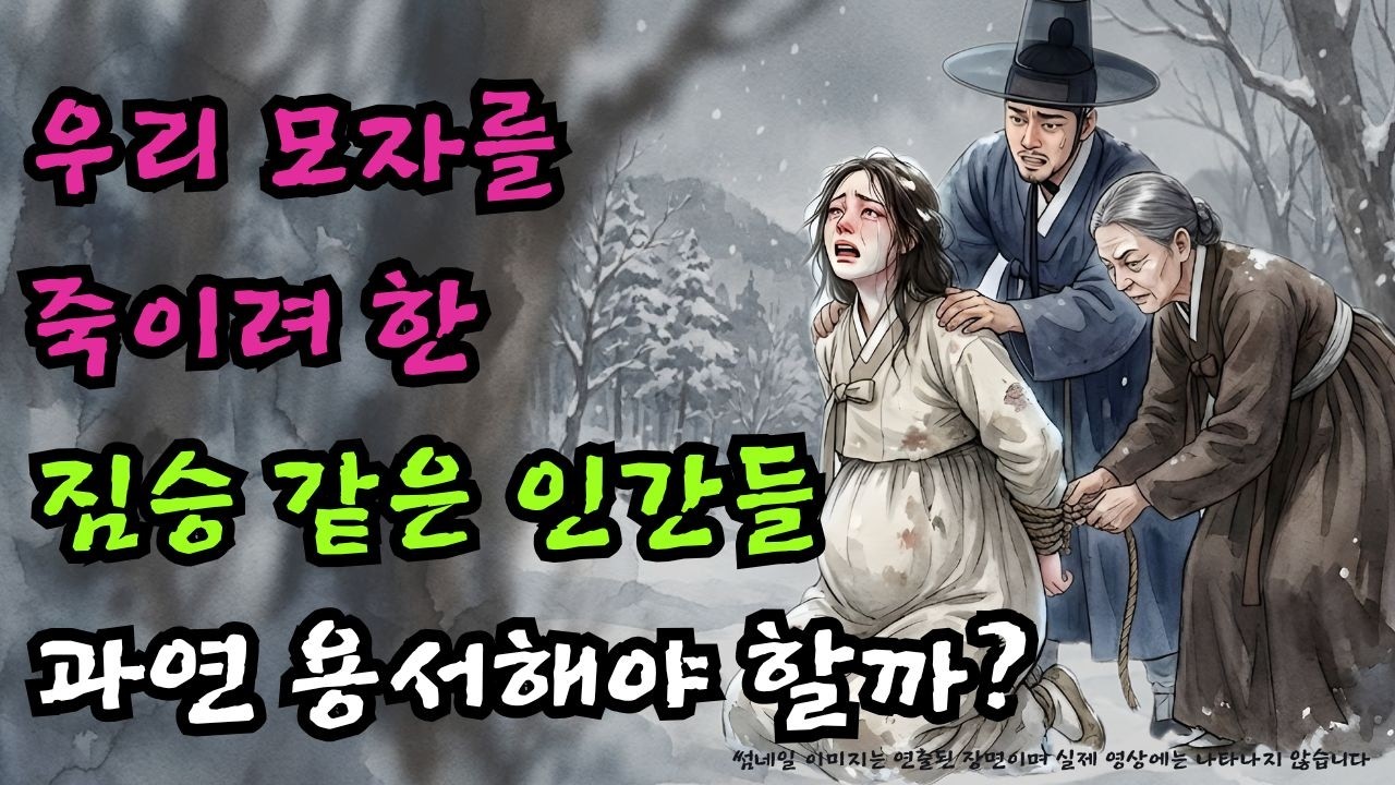 돈에 눈이 멀어 만삭의 조강지처를 내쫓은 시어머니와 남편이 거지 꼴이 되어 맞이하게 된 서슬 퍼런 심판 | 한국 전설 인과응보