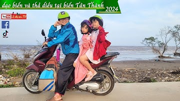 2 chị em Tv dạo biển và thả diều tại biển Tân Thành - Goco Bay Tiền Giang 2024