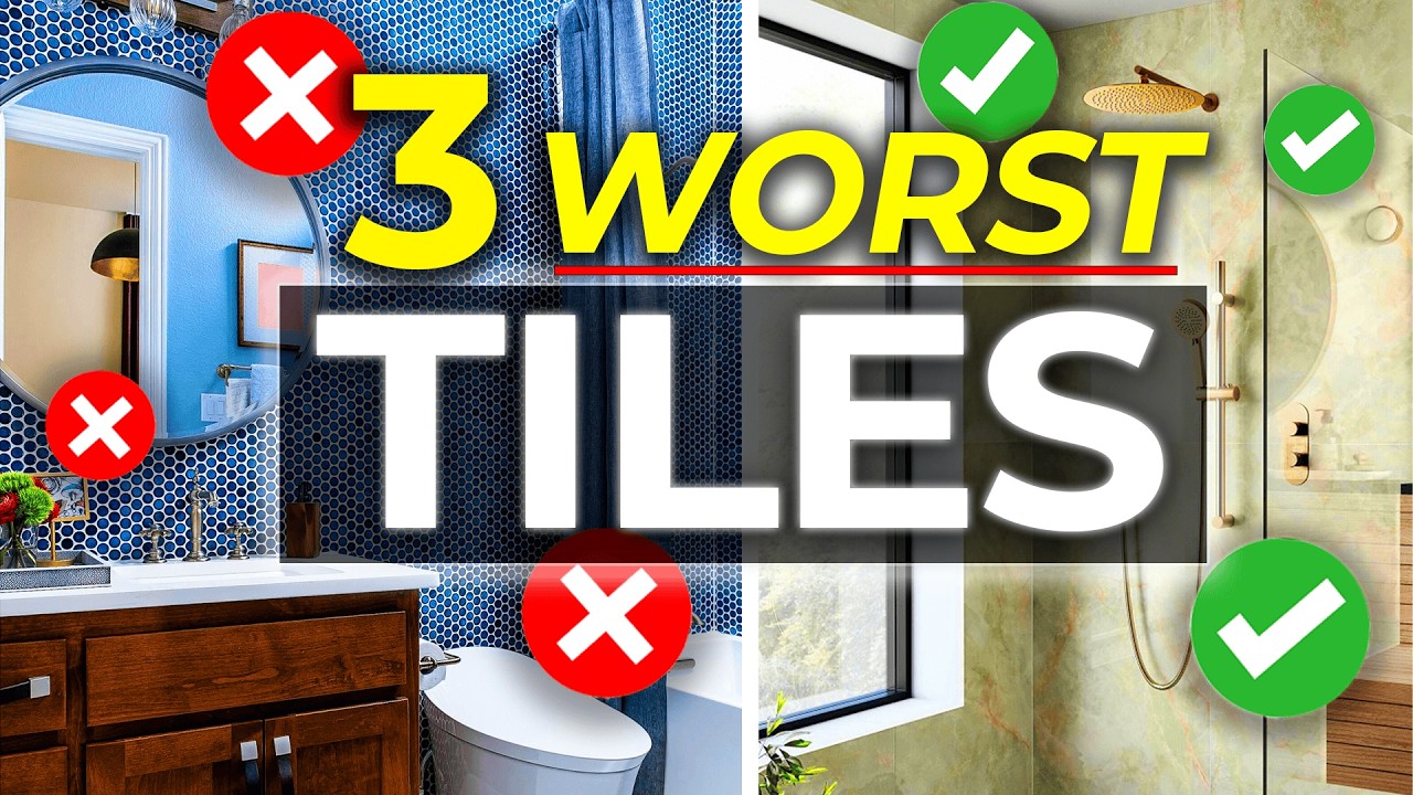 3 Bathroom Tile Trends NO ONE Should Ever Use