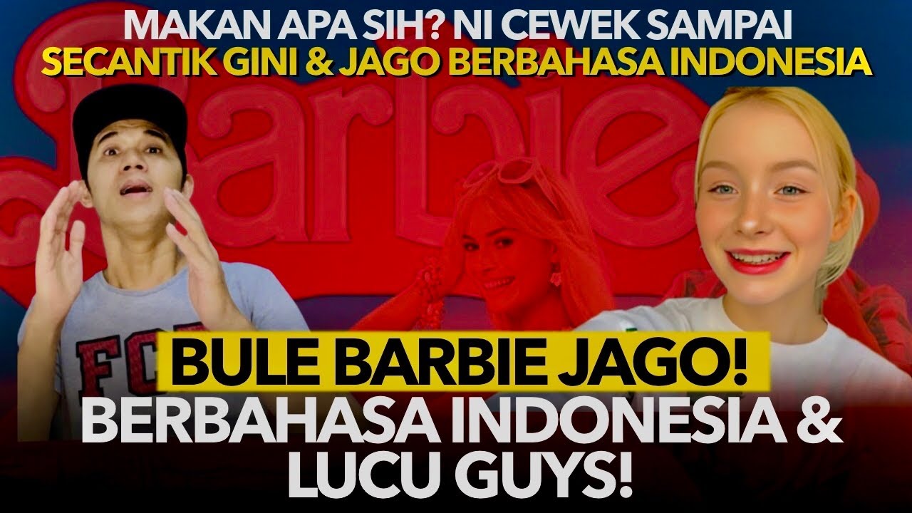 УДИВИТЕЛЬНО! Эта иностранная Барби так хорошо говорит по-индонезийски и такая милая, ребята!