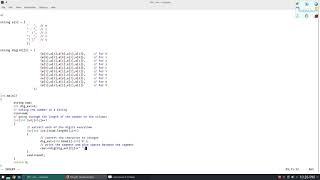 Competitive Programming Tutorial and Walkthrough - To print any number in LCD format
