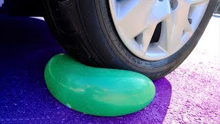 Crushing Crunchy & Soft Things by Car! EXPERIMENT: Car vs Coca Cola, Fanta, Mirinda Balloons screenshot 3