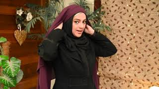 Plum Georgette Maxi Niqab H I J B E A Z E