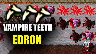 1 HOUR FARMING IN TIBIA || VAMPIRE TEETH IN EDRON