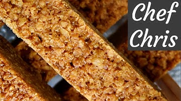 How to make a simple VEGAN Stem Ginger Flapjack | Chef Chris