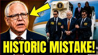 Holy Crap! Fbi Agents Walked Him Off The Plane In Handcuffs.. Then Tim Walz's Worst Nightmare Began!