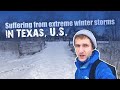 Suffering from extreme winter storms in Texas, U.S.