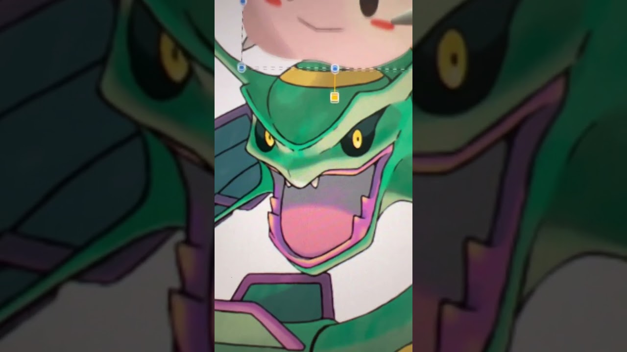 Pokémon Face Swap - Rayquaza & Cleffa 