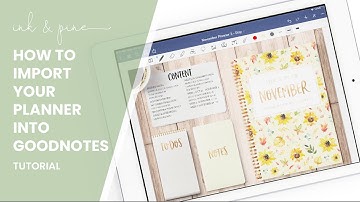 How to Import Digital Planners & Stickers into Goodnotes