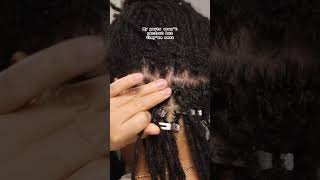Maintaining my DIY locs and they are perfect to me!#fyp #locstyles #locstyles #locs
