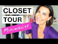 MY WARDROBE CLOSET TOUR ORGANIZATION I Minimalist Home