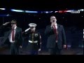 Blackhawks vs Canadiens 12/5/2014 National Anthems