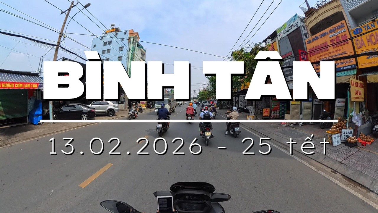 Riding X-MAX 300 around Bình Tân Ho Chi Minh City on 25Tet