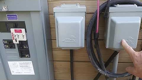 Installing a generator and  interlock in a live Square D main service panel.