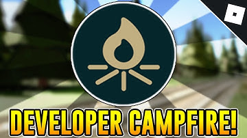 How to get the CORE DEVELOPER CAMPFIRE BADGE in RAILS UNLIMITED | Roblox