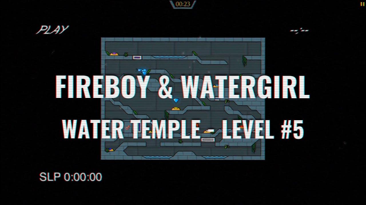 Fireboy & Watergirl 5: Elements - Water Temple Level (Walkthrough