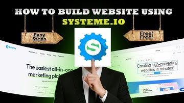 Create a Website for FREE on Systeme.io (No Coding Needed!)📍