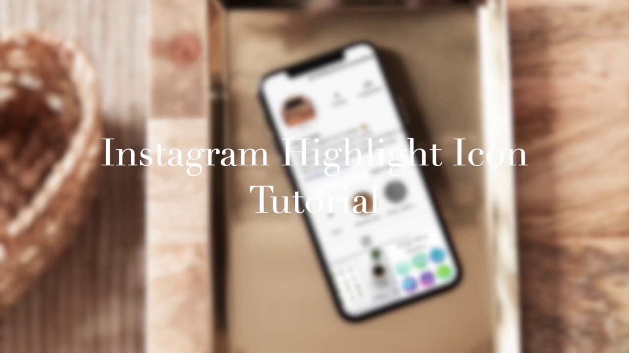Instagram Highlight Cover Icon Tutorial | Instagram Icons | Etsy | ArtofaWomxnCreations