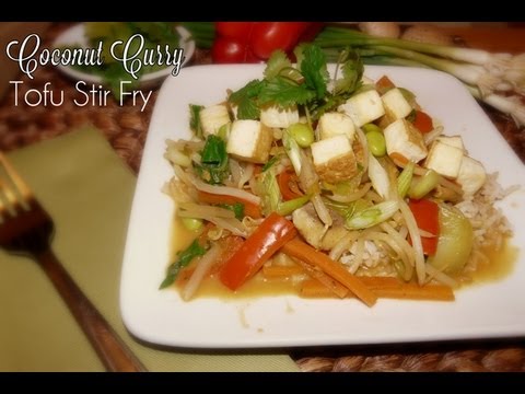 Healthy Coconut Curry Tofu Stir-fry Recipe