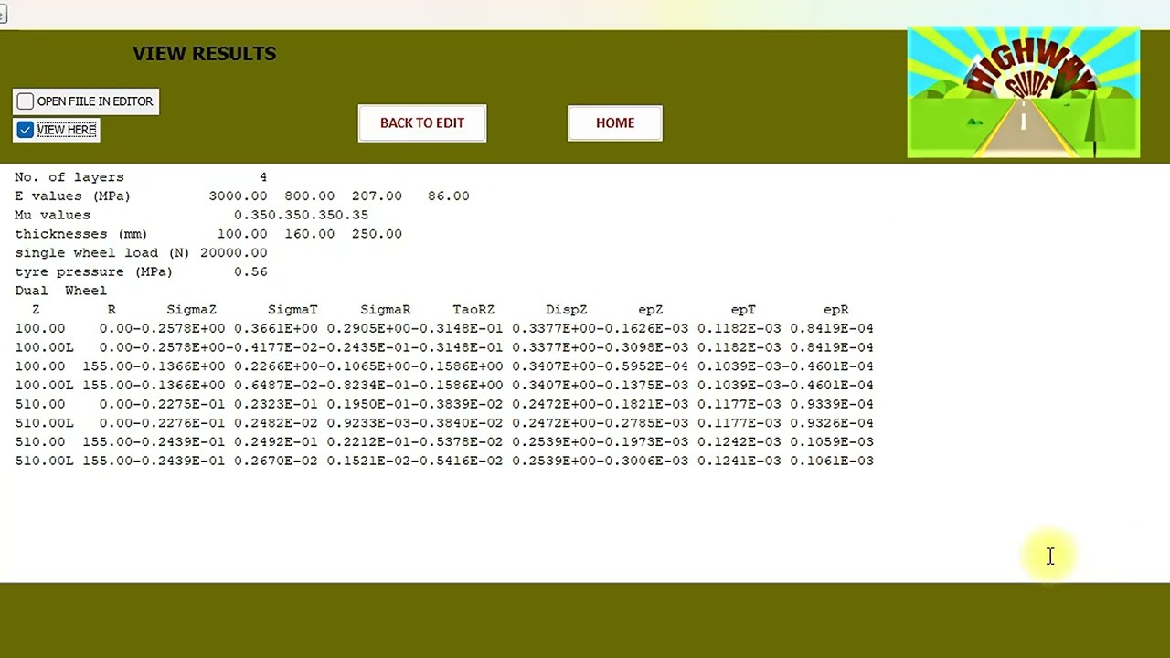 CONCEPT OF PAVEMENT DESIGN WITH IIT PAVE I  DESIGN OF FLEXIBLE PAVEMENT USING IITPAVE  SOFTWARE