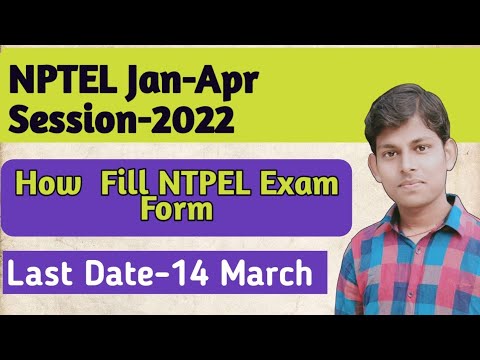 How To Fill NPTEL Exam Form 2022||Jan to Apr Session||Swayam||Nptel||@NiralaEngineers