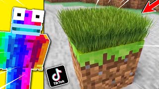 🔥เล่นตาม TikTok! พิสูจน์สิ่งที่ไม่เคยเห็นในมายคราฟ? โคตรเจ๋ง [Minecraft TikTok]