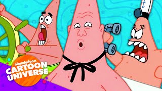 50 LOL Moments with Patrick Star 😂 | SpongeBob | Nickelodeon Cartoon Universe